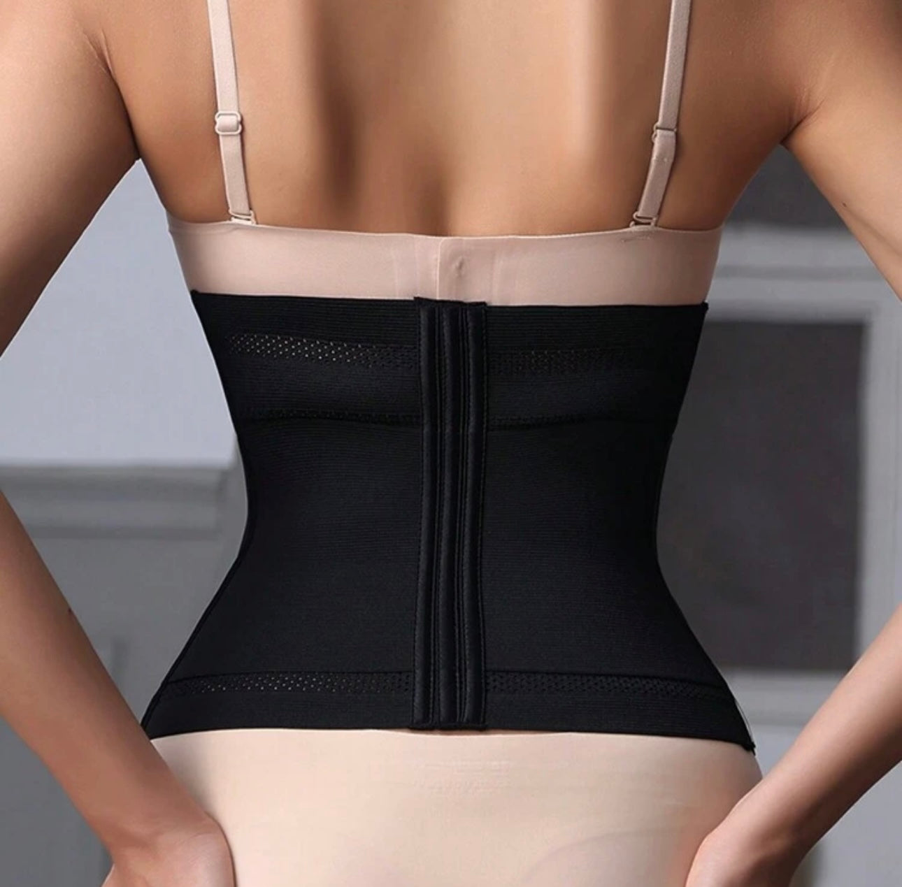 Sports Outdoor Women Waist Trainer Corsets Hook Loop Tummy Hourglass