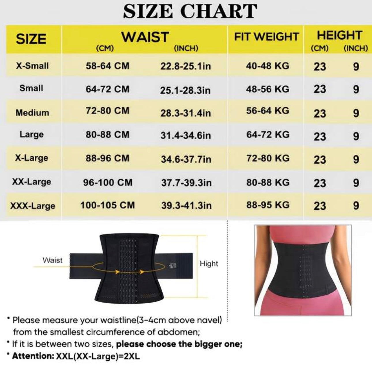 Sports Outdoor Women Waist Trainer Corsets Hook Loop Tummy Hourglass