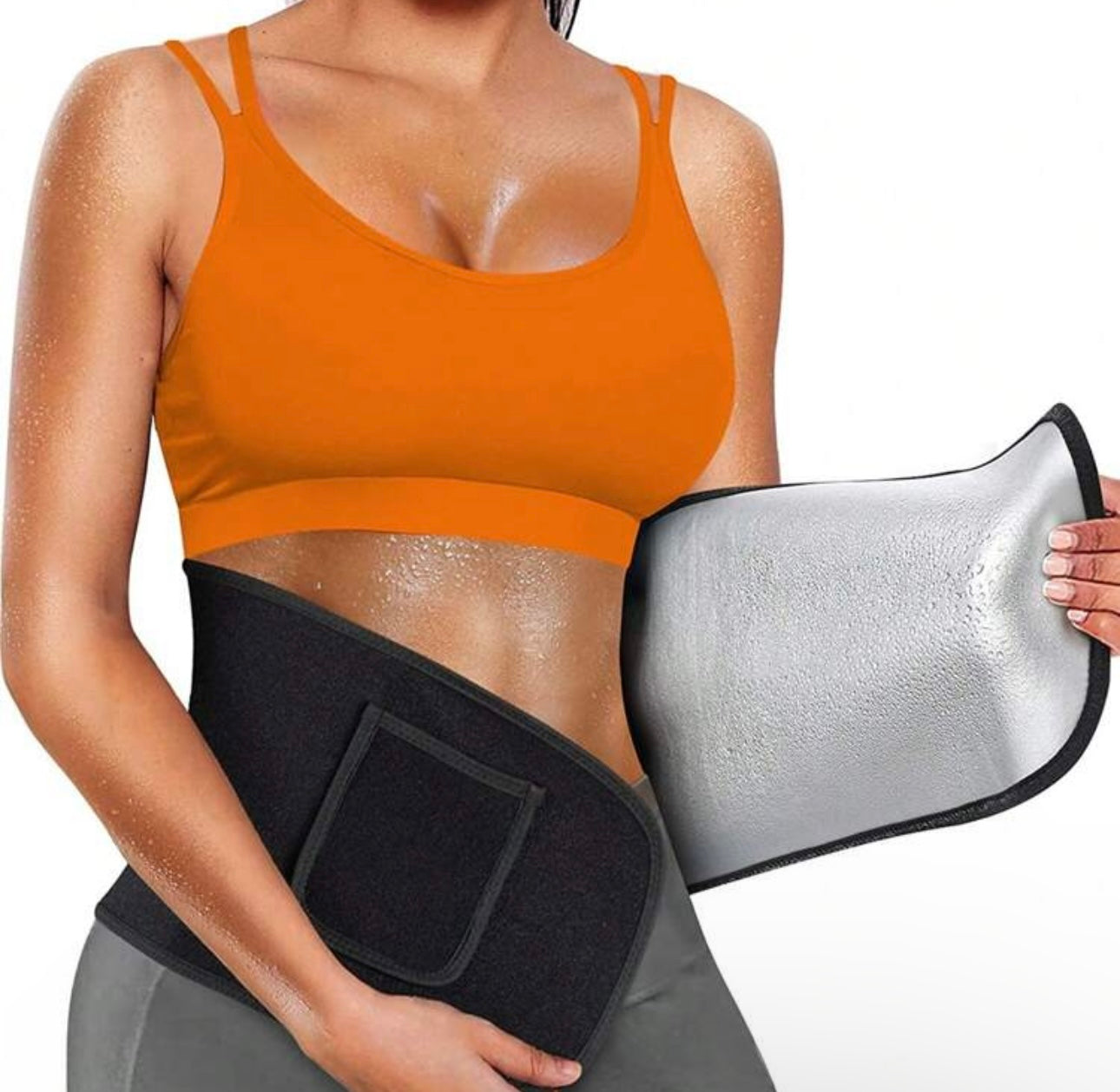 Waist Trainer Belt, Waist Trimmer Sauna Sweat, Workout Fitness Belts/Gym