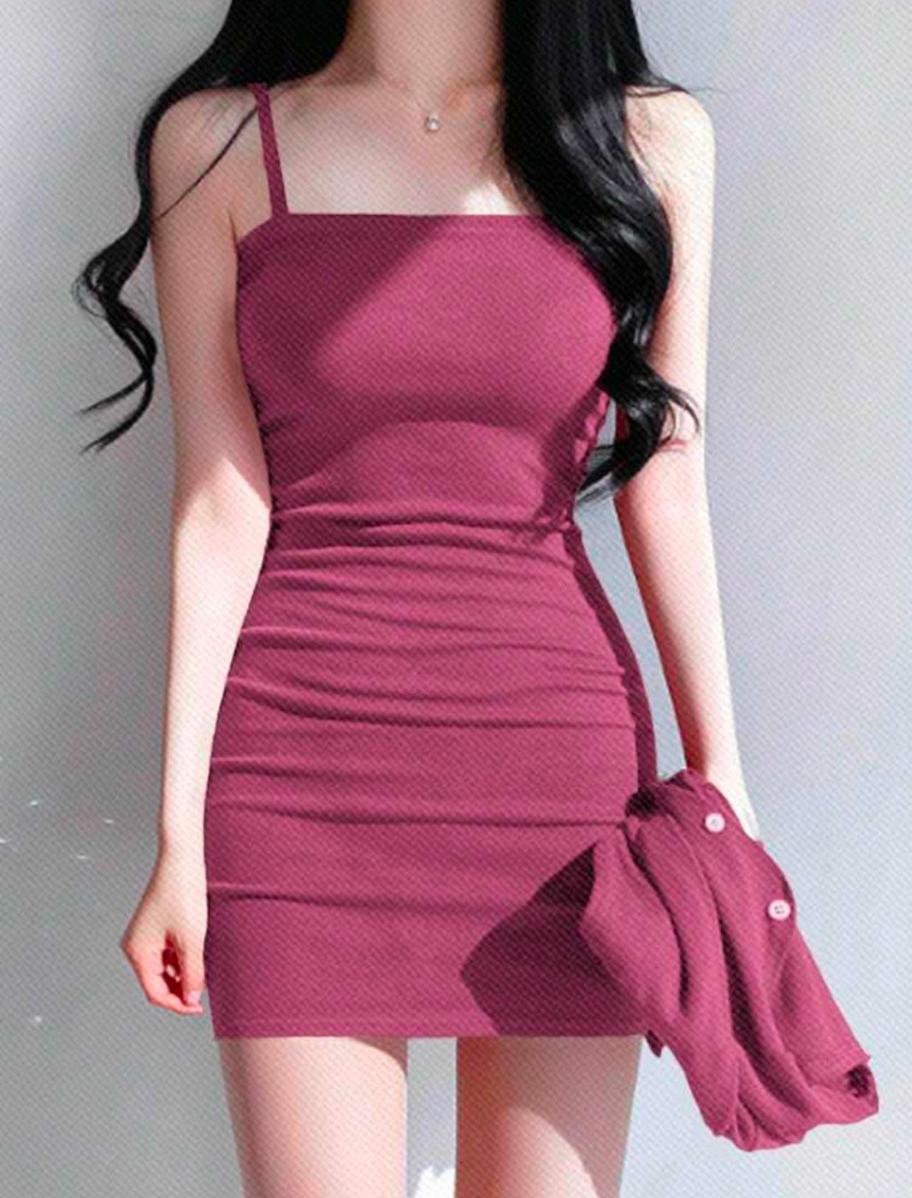 Long Sleeve Top And Cami Dress Set | Beautiful dress set